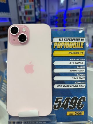iPhone 15 128GB Rosa