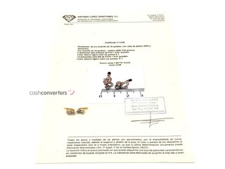 pendientes oro 18k con piedra con diamante