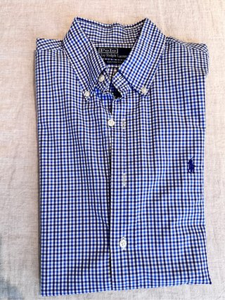 Camisa Polo Ralph Lauren Cuadros Azul