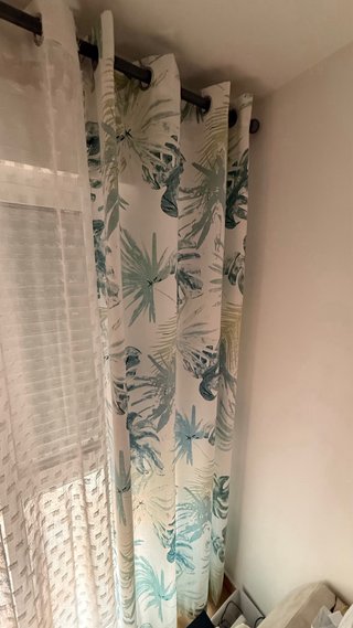 Cortinas de Salón con Estampado Botánico