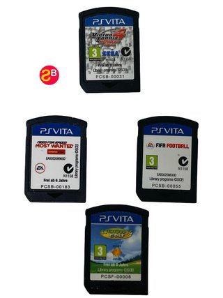 Confezione 4 Giochi PS Vita: Virtua Tennis, FIFA...