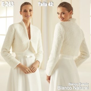 Bolero Chaqueta Novia Piel Sintética Talla 42