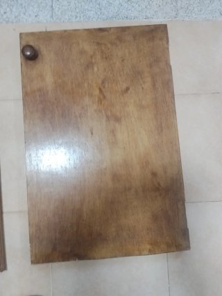 Puertas de madera chapada antiguas