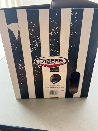 Casco Moto Caber Riviera V2 Plus Negro Talla L