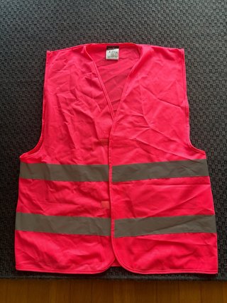 Chaleco Reflectante Rosa Talla S/M