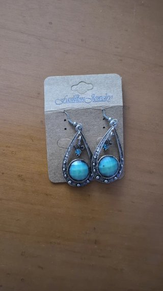 Pendientes con Piedra Turquesa