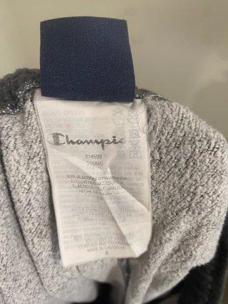 Pantalón Champion Gris Chandal Jogger Vintage Y2K
