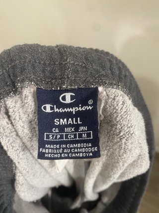 Pantalón Champion Gris Chandal Jogger Vintage Y2K