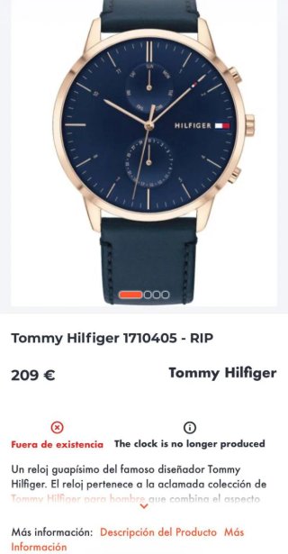 Reloj Tommy Hilfiger Hunter 1710405 para hombre
