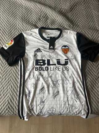 Camiseta Valencia CF Firmada Equipo
