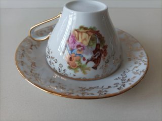Taza desayuno vintage Porcelana