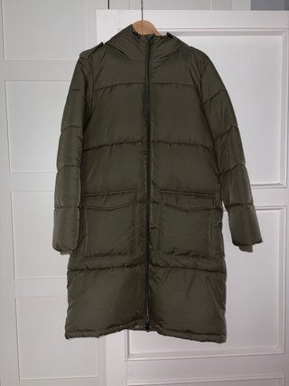 Abrigo impermeable verde