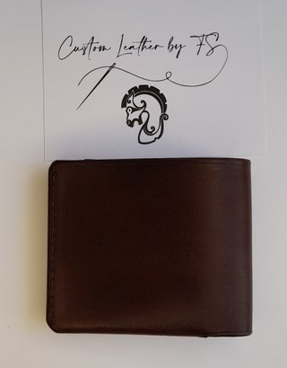 Cartera Minimalista de Cuero Artesanal