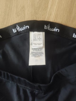 Culotte Ciclismo Btwin Negro