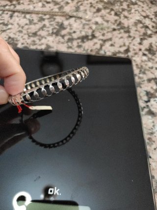 Pulsera de plata con diseño calado