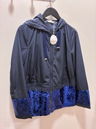 Chaqueta Azul con Lentejuelas