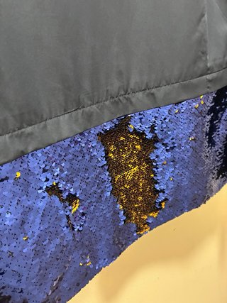 Chaqueta Azul con Lentejuelas