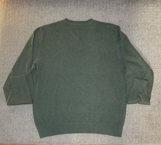 Jersey Tommy Hilfiger Verde Cuello Pico