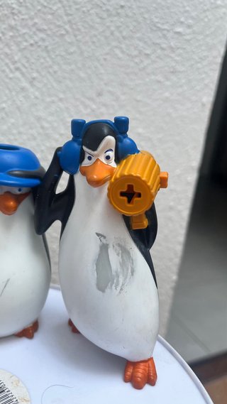 Set de 5 Figuras Pingüinos de Madagascar
