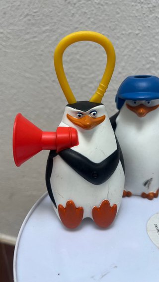 Set de 5 Figuras Pingüinos de Madagascar
