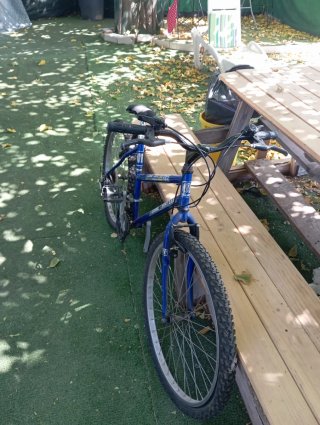 Bicicleta de Montaña Azul