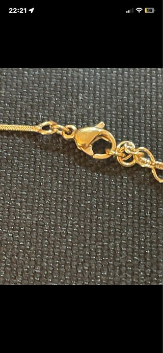 Set de Pendientes y Collar de Oro Laminado 14k