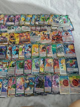 Lote 100 Cartas Dragon Ball