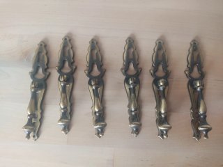 Set di 6 Maniglie Vintage per Mobili