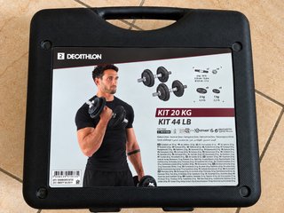 Kit Mancuernas Decathlon 20kg