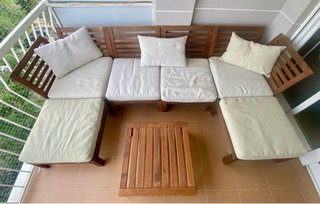 Sofá modular terraza/jardín Applaro Ikea