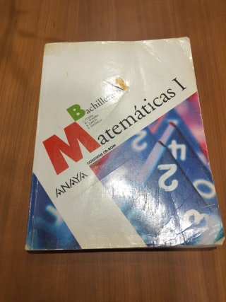 Libro matemáticas I bachillerato primero