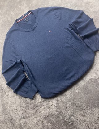 Jersey Tommy Hilfiger azul vintage old money 90s