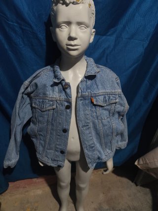 Cazadora vaquera niño Levi's etiqueta naranja
