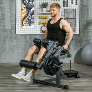 Máquina de extensión y flexión de piernas con resp