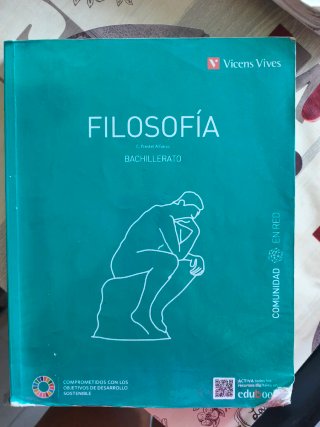 Libro de Filosofía de Bachiller