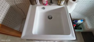 Mueble de Baño con Espejo y Armario Wengué