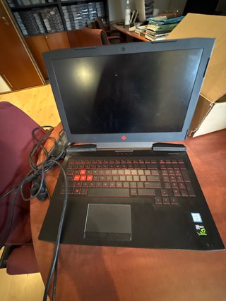 Portátil HP OMEN Negro/Rojo