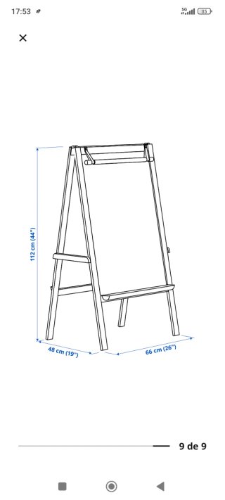Caballete de pintura infantil