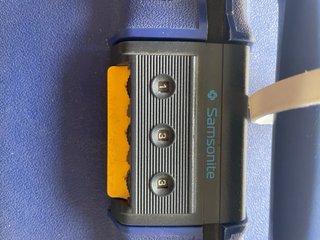 Maleta rígida Samsonite azul