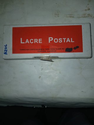 Caja de 10 Barras de Lacre Postal Azul