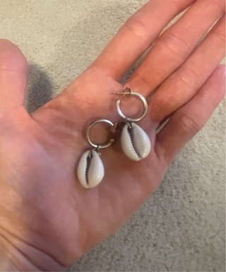 Pendientes de Aro con Concha