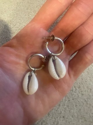 Pendientes de Aro con Concha