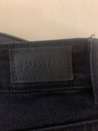 Pantalón Vaquero Negro Pull&Bear
