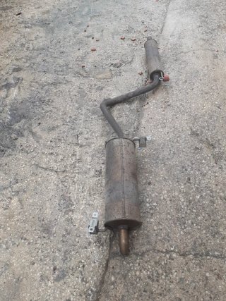 VW Polo 1.4 gasolina tubo escape con soportes