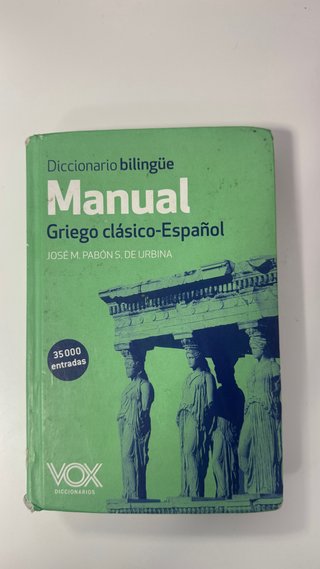 Manual griego clásico-español diccionario bilin...