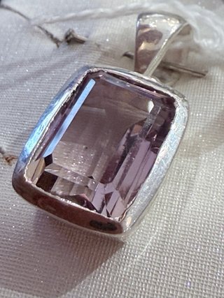 Colgante de ametrino y plata 925.