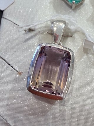 Colgante de ametrino y plata 925.
