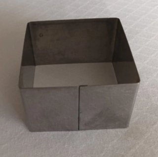 Lote aros emplatar cocina acero inox.