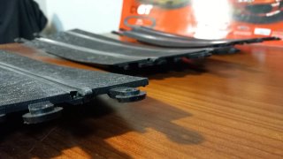 Scalextric Curva Súper Racing Set 3 + 3 soportes
