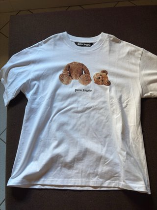 T-shirt Palm Angels Orso Bianco Uomo